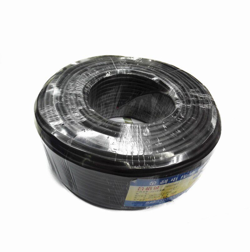 直销国标纯铜RVV2*0.2平方电缆线两芯RVV软护套线电源信号监控线