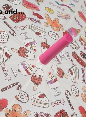 FISHS EDDY雨伞2024新款时G尚长柄印花可爱雨伞241747