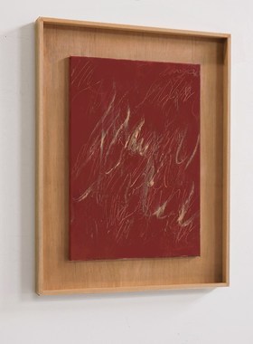 crisis art 72 艺术微喷现代暗红色抽象画挂画客厅卧室餐厅装饰画