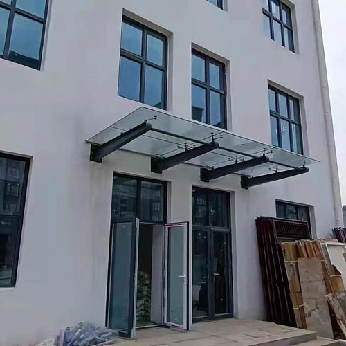 定制玻璃雨棚钢梁 牛腿支架挑梁 雨搭碳钢满焊HT工字钢结构不锈钢