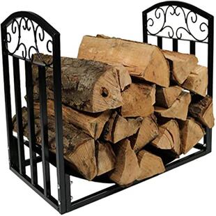 热销欧式家用简约铁艺柴火架木柴架子木材架烤炉火炉工具