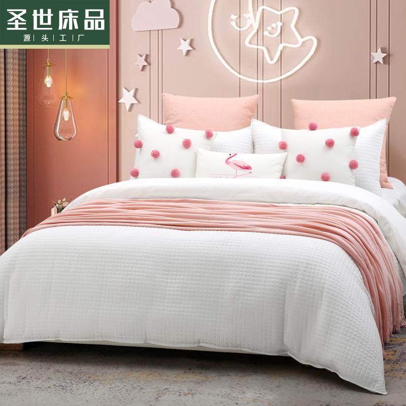 女孩房公主床品四件套卡通儿童床上用品刺绣抱枕靠垫样板间多件套,特色手工艺,其他特色工艺品,淘宝优惠券,粉丝福利购,淘宝优惠卷