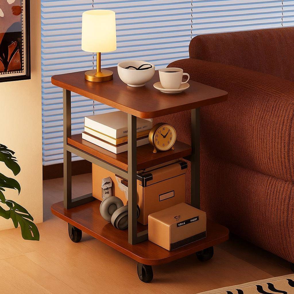 沙发边几边柜家用客厅创意家俱茶水柜可移动小茶几茶台侧边小茶桌