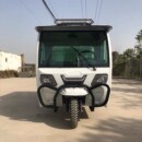 电动三轮车快递车车封闭带棚车油电两用电动自行车拉货载重快递车