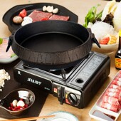 纯铸铁汤锅火锅扒拉锅特色酒店用品生铁锅炖锅多用烧烤盘火锅铁锅