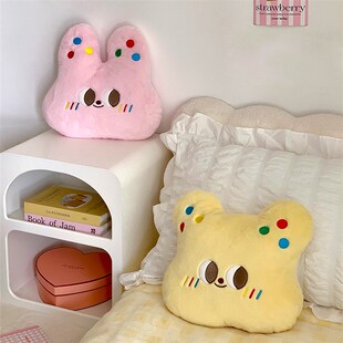 大头大头下雨不j愁~可爱多巴胺动物抱枕沙发靠枕摆件办公室午睡枕