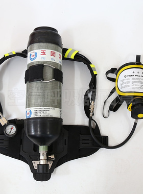 正压式空气呼吸器面o罩 呼吸器配件 罩 黄色 面罩加罐头