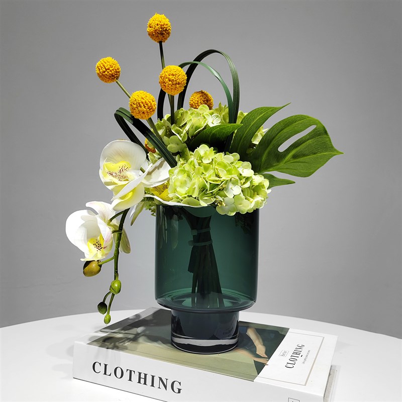 现代轻奢装饰仿j真花艺摆件餐桌面茶几客厅装饰绿植洗手台假花摆