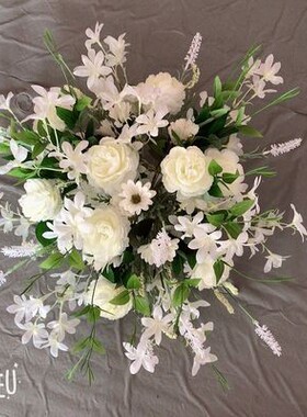 新款婚庆道具白色铁门韩式花门欧式门铁艺拱门架子婚庆拱门节日