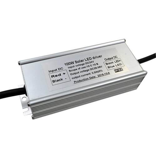 DC12-24V输入DC-DC太阳能路灯投光灯电源100W输出恒流3A30-42V