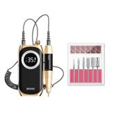 专业美甲磨甲器高速35000RPM打磨机打磨修指甲智能电动磨甲机