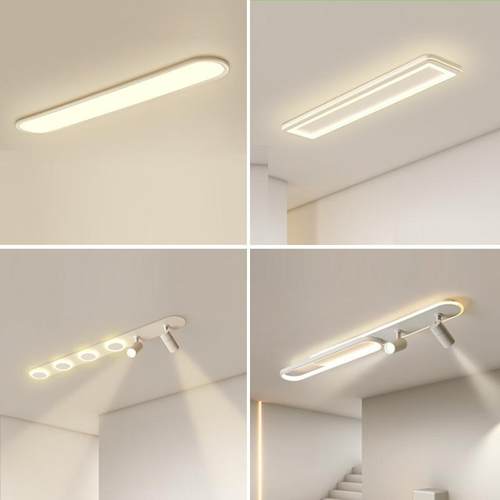 简约现代家用全光谱高显指过道长条吸顶灯2024年新款护眼防蓝光灯