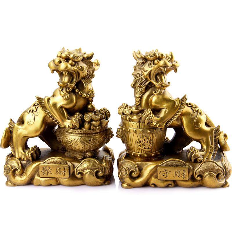 铜貔貅摆件铜聚宝盆貔貅摆件铜木桶貔貅摆件貔貅,特色手工艺,其他特色工艺品,淘宝优惠券,粉丝福利购,淘宝优惠卷