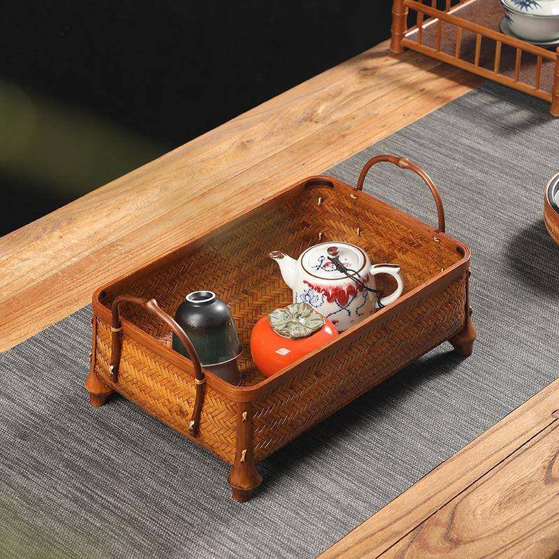 大漆竹编家用收纳筐筇竹长方形提手水果篮提篮复古中式竹筐整理盒,畜牧/养殖物资,畜牧/养殖器械,淘宝优惠券,粉丝福利购,淘宝优惠卷