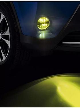 通用車型大功率LED白色黃色自由切換前霧燈加裝改裝LED雙色霧燈