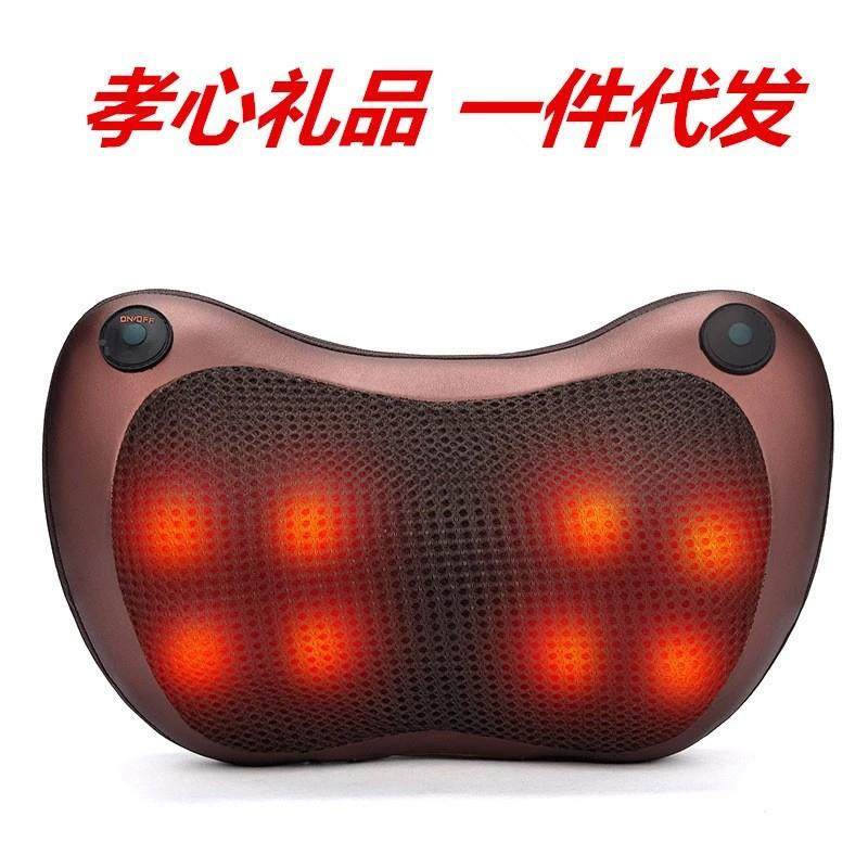 电动肩颈按摩车载家用按摩枕颈肩按摩仪器颈椎仪揉捏热敷按摩器
