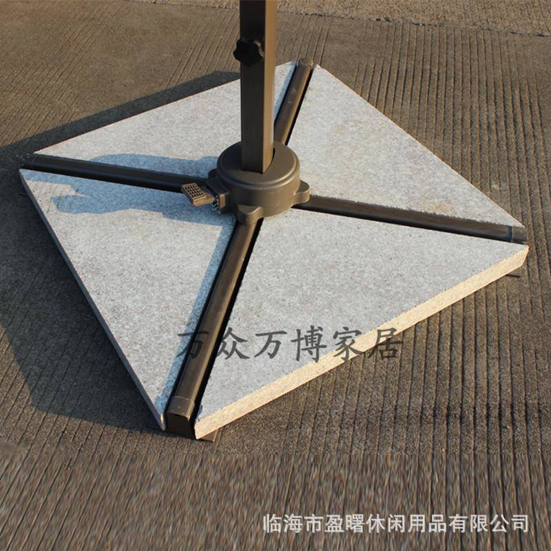 新款40公斤南京市宁波市杭州市户外长方形大理石底太遮阳伞座