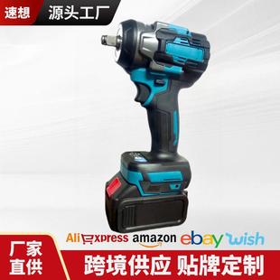 风炮汽修专用锂电冲击扳手 大扭力电动扳手无刷充电式 牧田款 400N