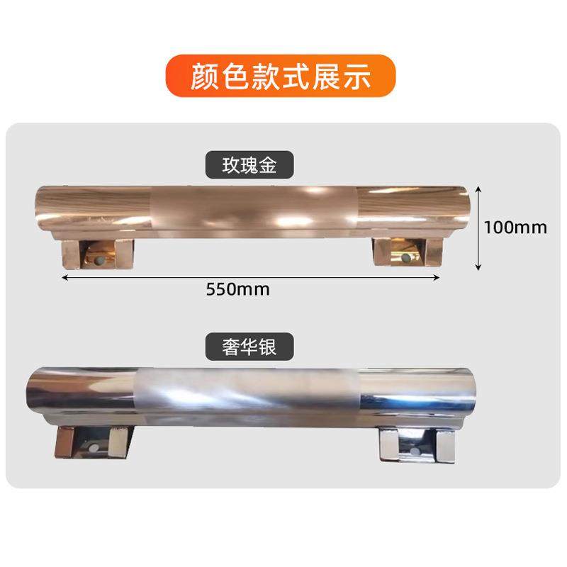 不锈钢挡车器车库停车位拦截器钢管车轮定位器地挡止退器挡车阻车