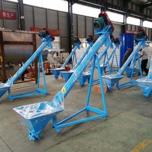 螺旋提升机干粉物料腻子粉陶土粉剂水泥提升机碳钢上料机