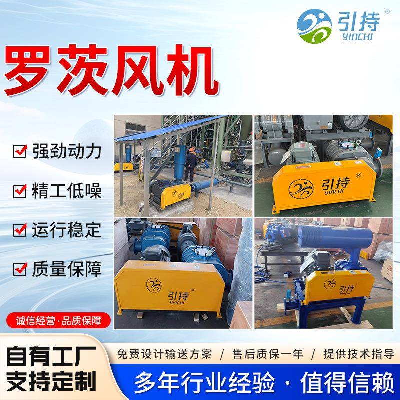 罗茨风机曝气增氧机气体输送机污水处理用负压低噪音罗茨鼓风机