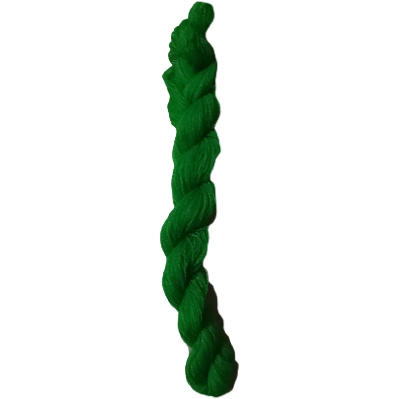 42色彩色朵花棉线细毛线12号针绣花掇花老式扇被单手工剁花线两股