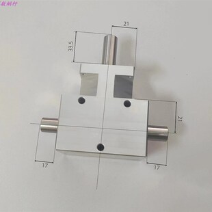小型十字T型1:1齿轮箱轴12铝外壳电机马达减速箱配件机加工定制