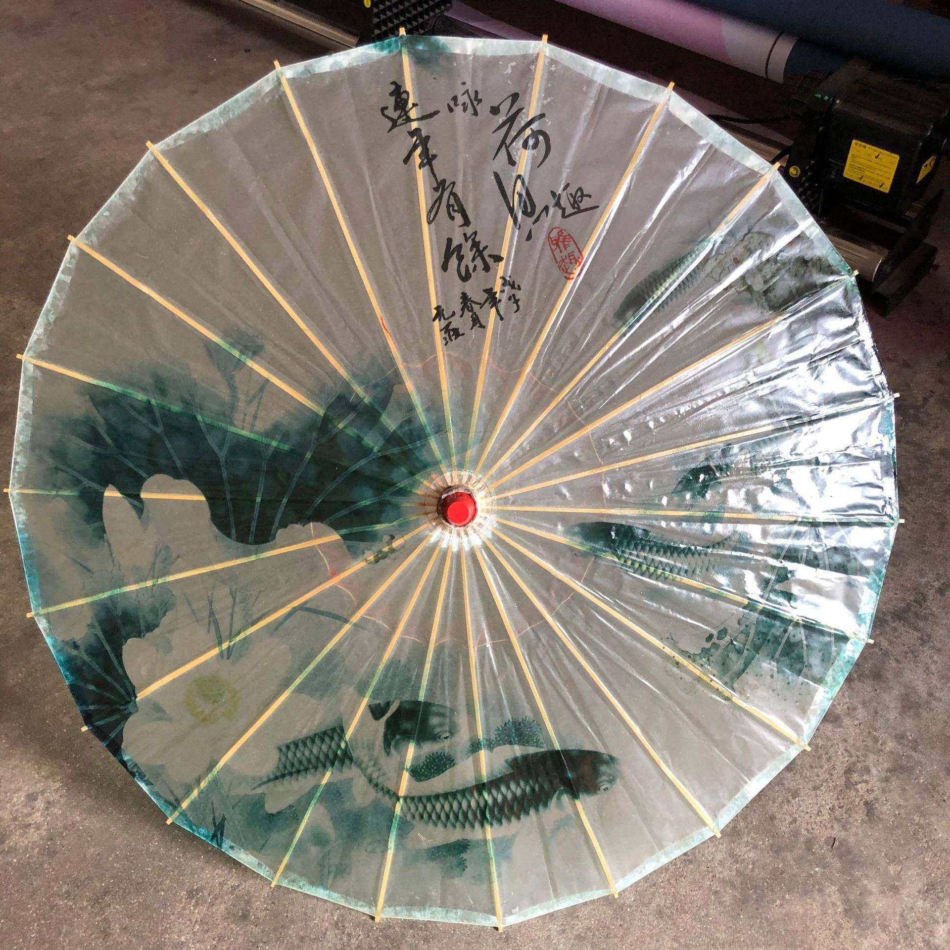 防雨油纸伞工艺伞纸伞舞台汉服伞道具刷桐油 湖南特产红油伞