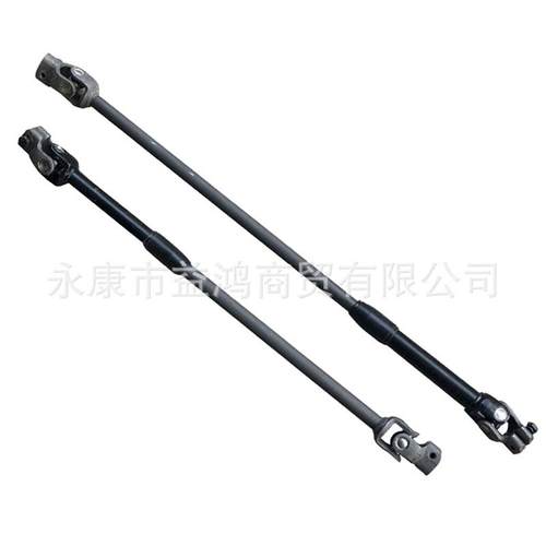 改装电动钢管车配件 卡丁车方向机连接伸缩万向节转向轴290-850MM