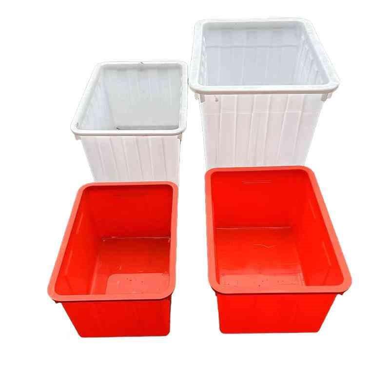 Yl水箱塑料水缸工地长方水产养殖箱水桶家用养鱼储形牛筋大号加厚