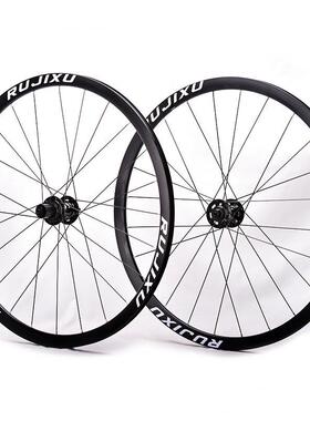 瓜车700C锐杰逊框高30mm铝合金5轴承桶轴快拆公路车碟刹轮组六爪