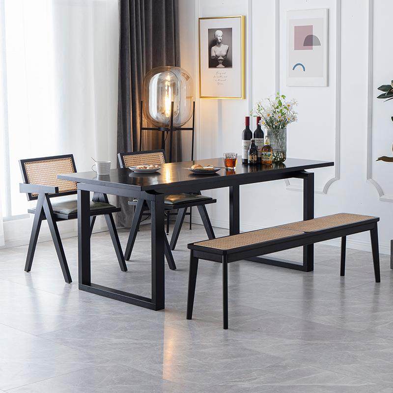 实木餐桌现代简约长方形黑色轻奢餐台莫比恩家用白蜡木吃饭桌子,鲜花速递/花卉仿真/绿植园艺,割草机/草坪机,淘宝优惠券,粉丝福利购,淘宝优惠卷
