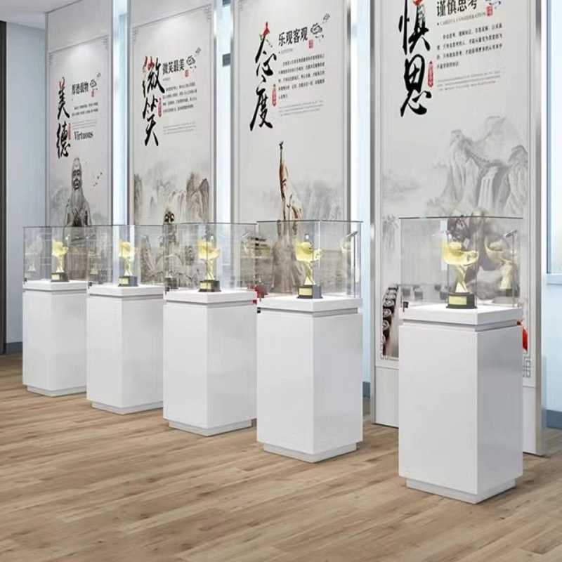模型展示柜透明玻璃柜台珠宝玉器展览展示博物馆客厅陈列柜古董柜