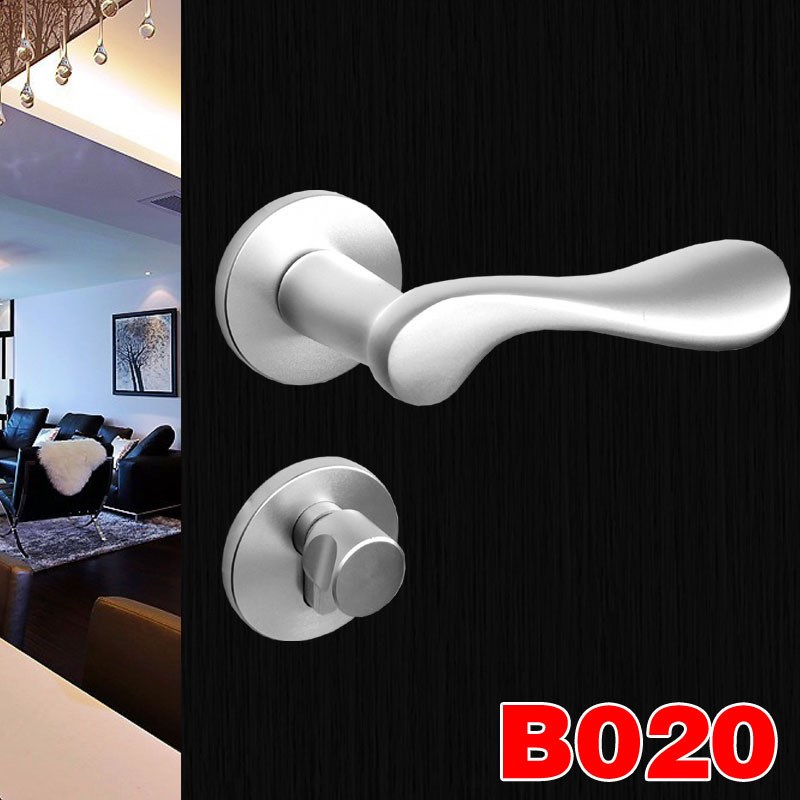 美式门锁室内黑色卧室磁吸实木房门锁家用通用型分体锁具简约把手