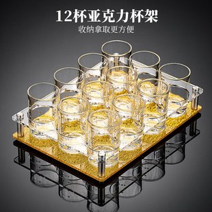 加厚钢化玻璃啤酒杯家用二两带刻度ktv酒吧商用套装防摔喝酒杯子