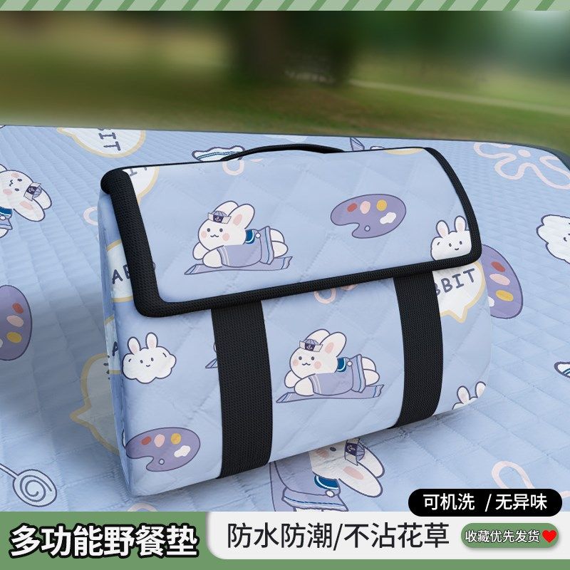 野餐垫防潮垫子加厚草坪户外露营帐篷可携式野炊布地垫儿童折叠防