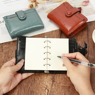 城市之光原版M5手帐本活页本笔记日记本笔夹位便携5环A8口袋本