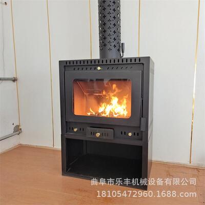 真火燃木壁炉 木柴烧水民宿农村家用现代客厅室内取暖炉 乐丰机械