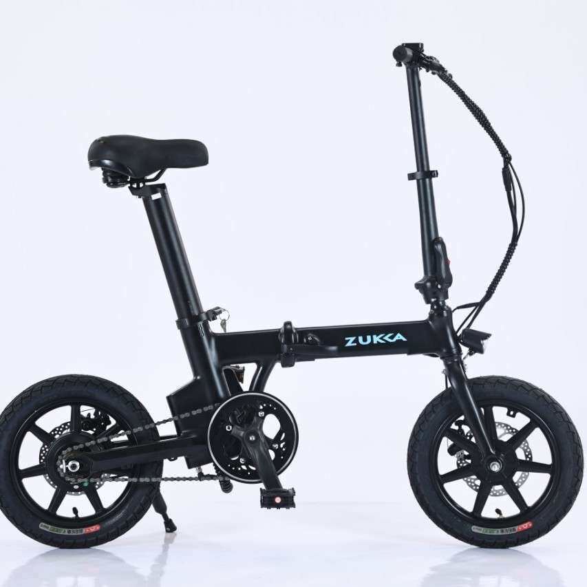 16寸一体轮ebike电动自行车新能源续航铝合金折叠自行车后备箱