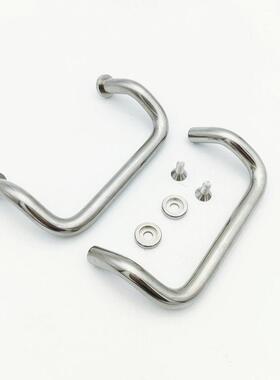 不锈钢角型带垫圈拉手UHFNSZ48/66/88/100/110/120/125/160-G/B/S