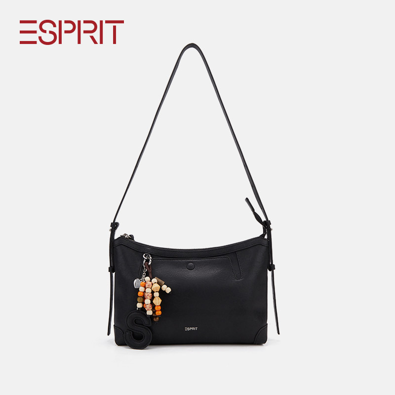 ESPRIT/埃斯普利特2025新款女士植鞣牛皮单肩斜挎包腋下包通勤包,箱包皮具/热销女包/男包,腋下包,淘宝优惠券,粉丝福利购,淘宝优惠卷
