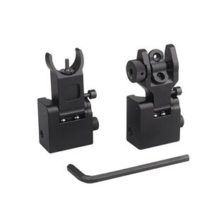 金属机械瞄套装 折叠机瞄前后照门 准星折叠机瞄 Iron Sight