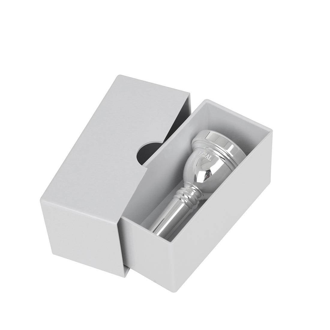 巴哈次中音长号号嘴细吹嘴漆银6 1/2AL次中音拉管号嘴乐器吹嘴