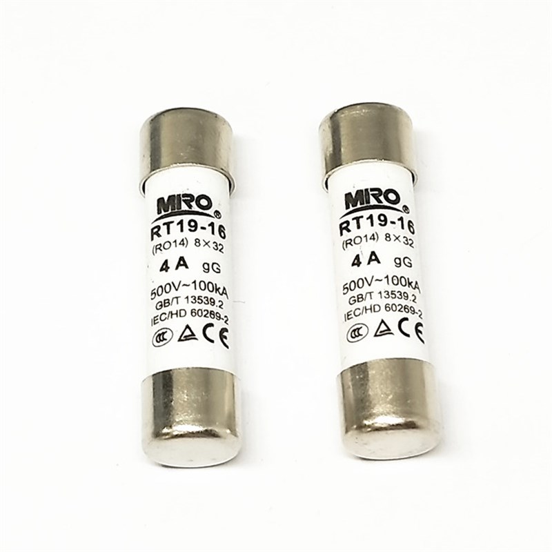茗熔RT19-16(RO14)熔断器 500V 0.5A 1A 2A 3A 4A 5A 6A 8X32mm