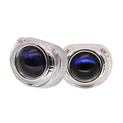 光导一体罩3.0方形Q5透镜装饰罩遮光罩LED日行灯