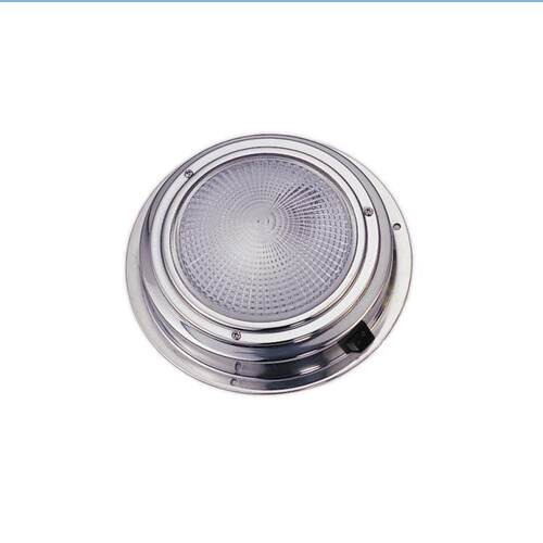 灯游艇船房用花lE012024ed不锈钢天灯圆吸顶灯室内灯4车英船寸12V