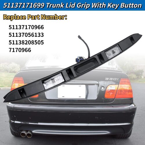 51137171699适用于BMW E46 325i 328i 320i尾门开关后备箱开关