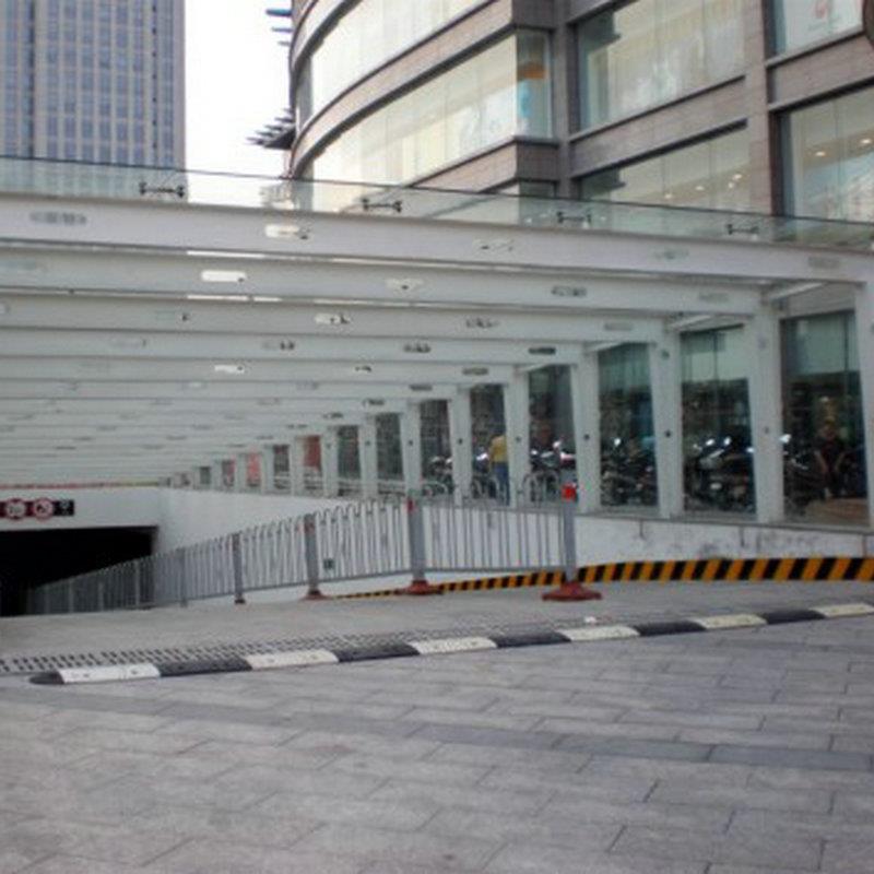 厂家地下停车场出入口雨棚 膜结构进出口遮阳雨篷