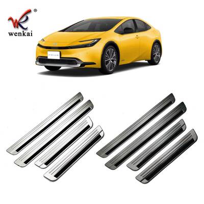 适用于丰田23款普锐斯改装侧门踏板Prius60系专用外置迎宾门槛条