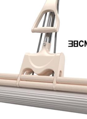 VLEN免洗拖把海绵滚轮式胶棉拖把ZTT0788